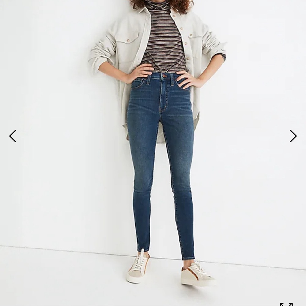 NWT Madewell 10” high rise road tripper Jeans